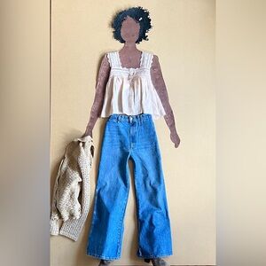 NWOT Doen Vera Top in Sundried Rose sz M